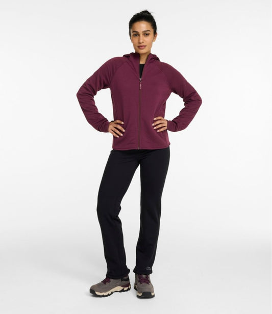 Women's PrimaLoft ThermaStretch Fleece Pants, Mid-Rise Straight-Leg - US 4924