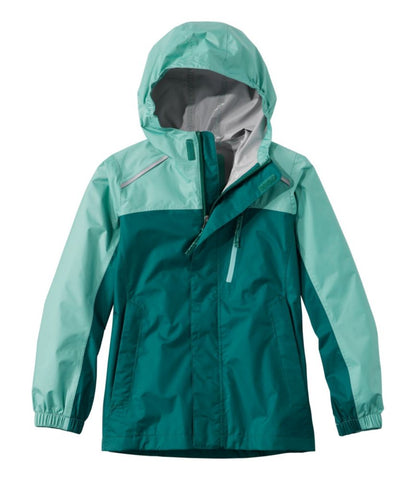 Kids' Trail Model Rain Jacket, Colorblock - US 6867