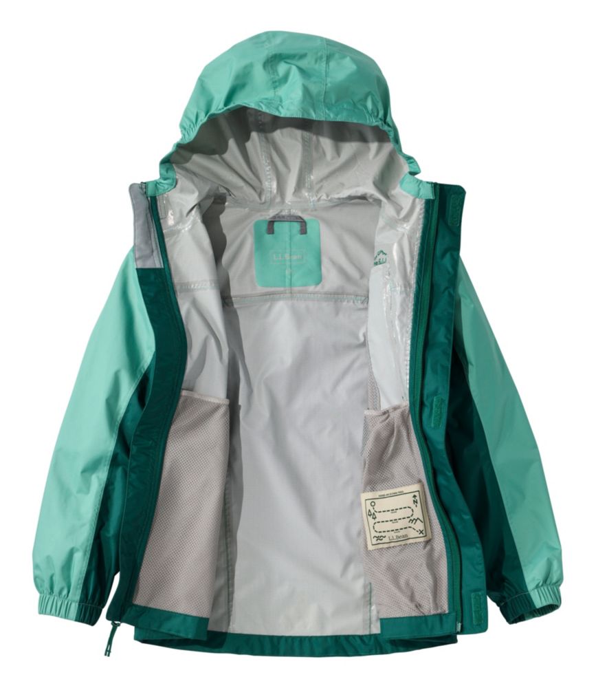 Kids' Trail Model Rain Jacket, Colorblock - US 6867