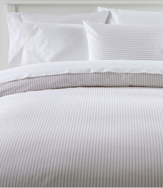 Premium Egyptian Percale Comforter Cover Collection, Stripe - US 6184