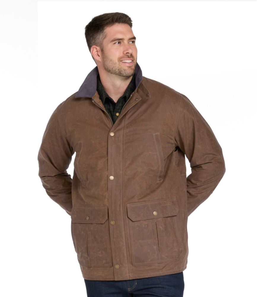 Men's Double L Waxed-Cotton Upland Coat - US 9076