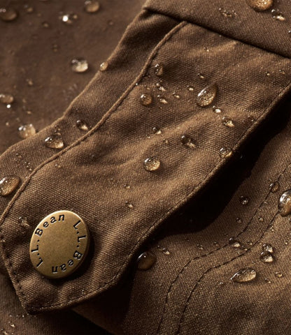 Men's Double L Waxed-Cotton Upland Coat - US 9076