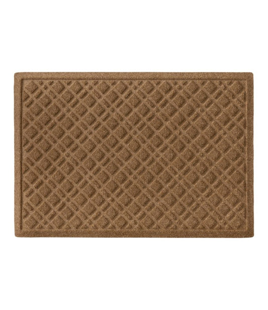 Heavyweight Recycled Waterhog Doormat, Plaid - US 6344