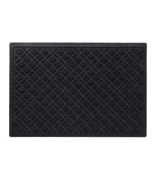 Heavyweight Recycled Waterhog Doormat, Plaid - US 6818