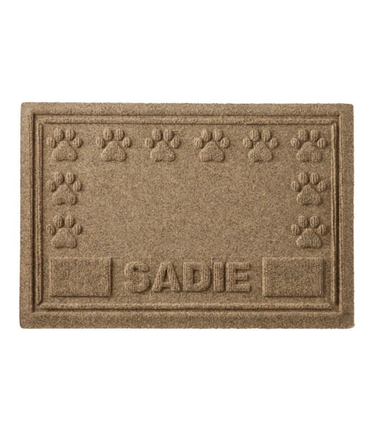 Recycled Waterhog Dog Placemat, Personalized - US 6369