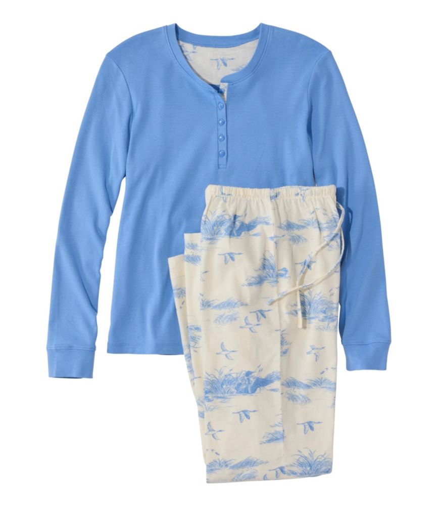 Women's Cozy PJ Set, Print - US 8692
