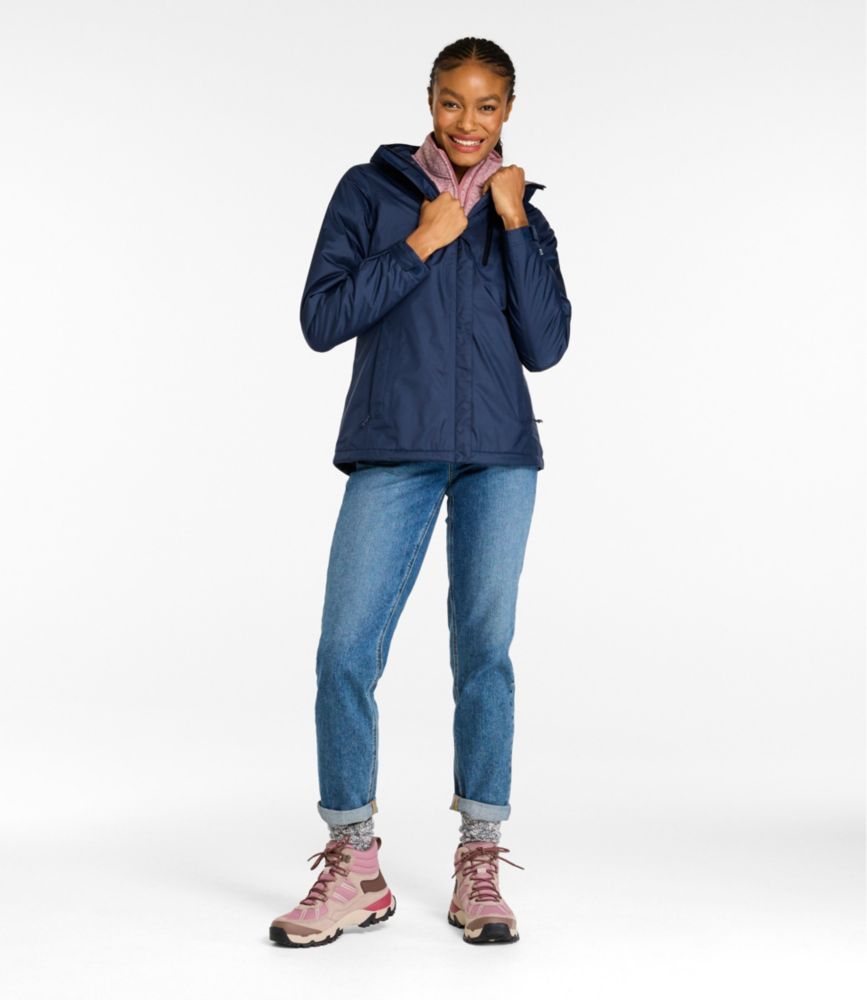 Women's Trail Model Rain Jacket, Fleece-Lined - US 4592