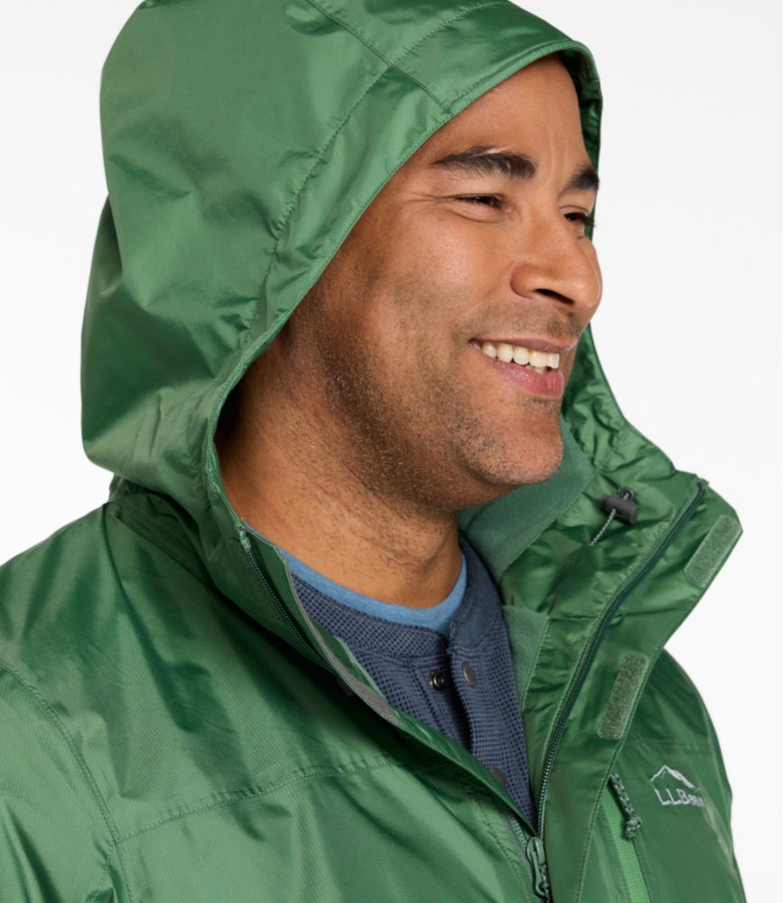 Men's Trail Model Rain Jacket, Fleece-Lined - US 5084
