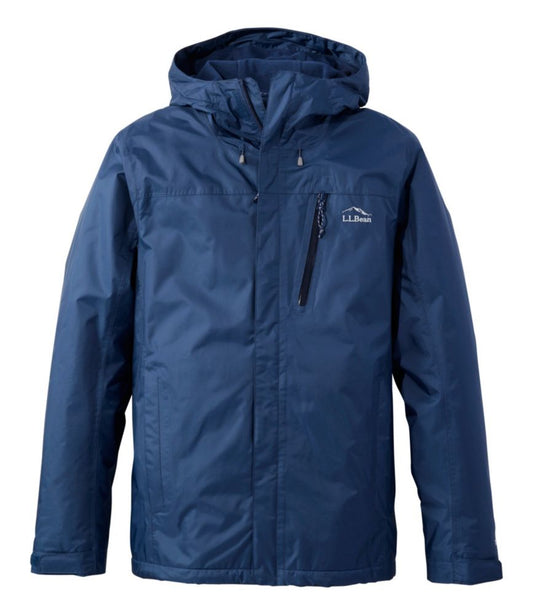 Men's Trail Model Rain Jacket, Fleece-Lined - US 3597