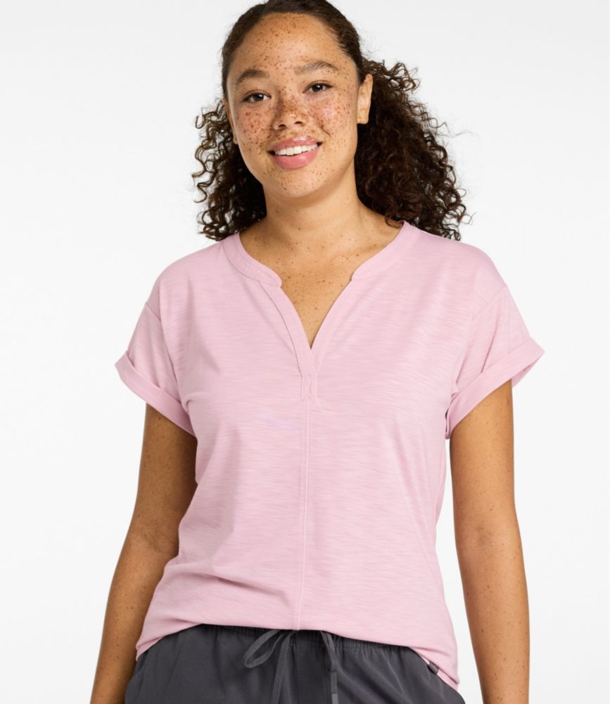Women's Streamside Tee, Short-Sleeve Splitneck - US 3991