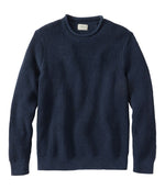 Men's L.L.Bean Organic Cotton Waffle Sweater, Rollneck Crew - US 5255