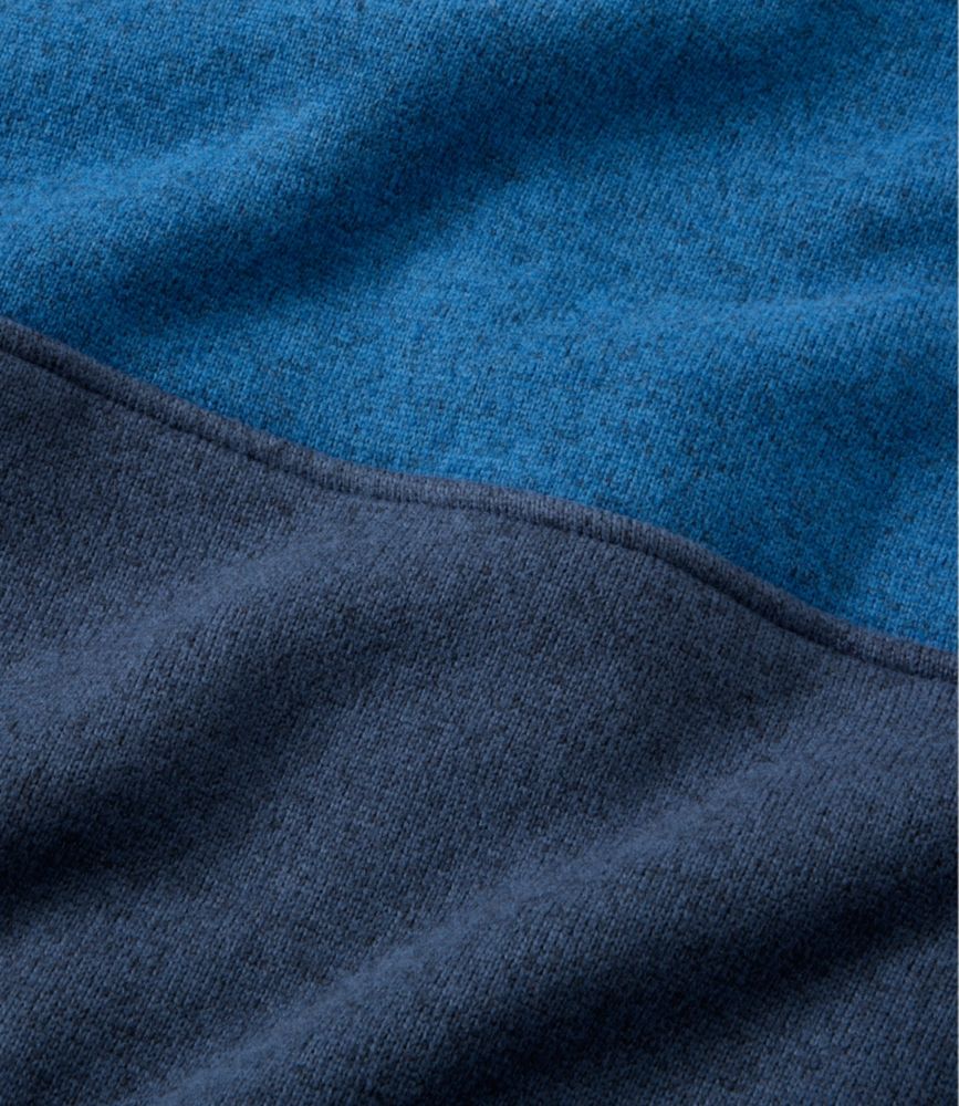 Men's L.L.Bean Sweater Fleece Pullover, Colorblock - US 9717