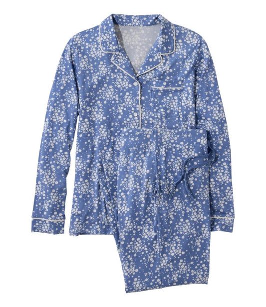 Women's Super-Soft Shrink-Free Pajama Set, Button-Front - US 4871