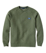 Men's Quilted Sweatshirt, Crewneck - US 7583