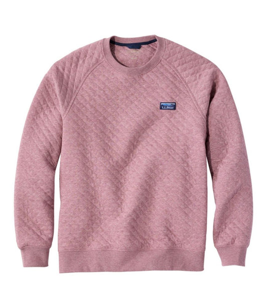 Men's Quilted Sweatshirt, Crewneck - US 3762