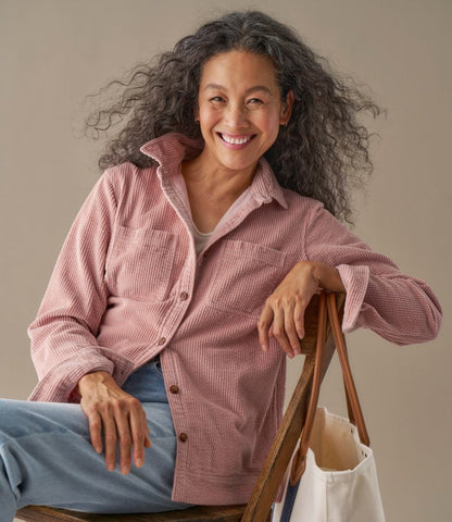 Women's Comfort Corduroy Relaxed Shirt - US 4252