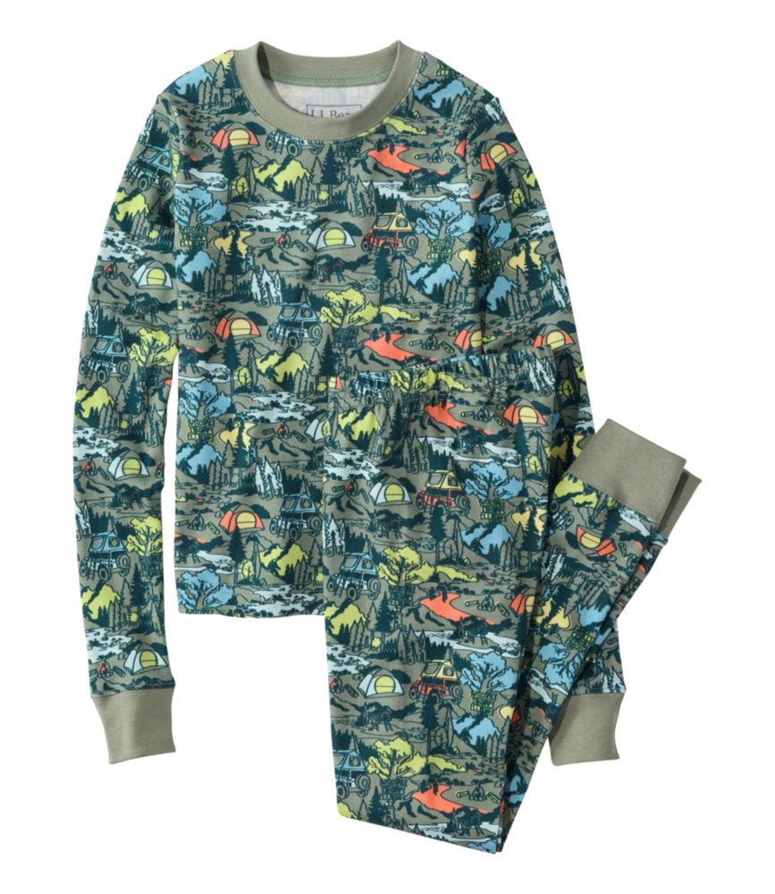 Kids' Organic Cotton Fitted Pajamas - US 7914