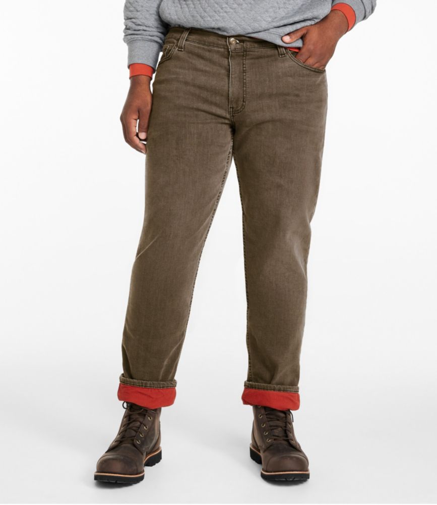 Men's BeanFlex® Jeans, Standard Athletic Fit, Fleece-Lined - US 3355