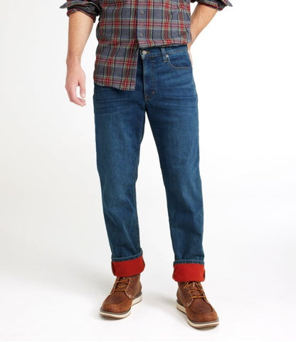 Men's BeanFlex® Jeans, Standard Athletic Fit, Fleece-Lined - US 8499