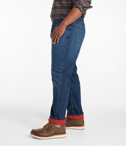Men's BeanFlex® Jeans, Standard Athletic Fit, Fleece-Lined - US 8499