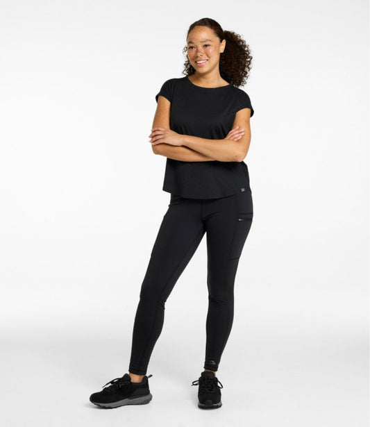 Women's PrimaLoft ThermaStretch Fleece Pocket Tights, Mid-Rise - US 8427