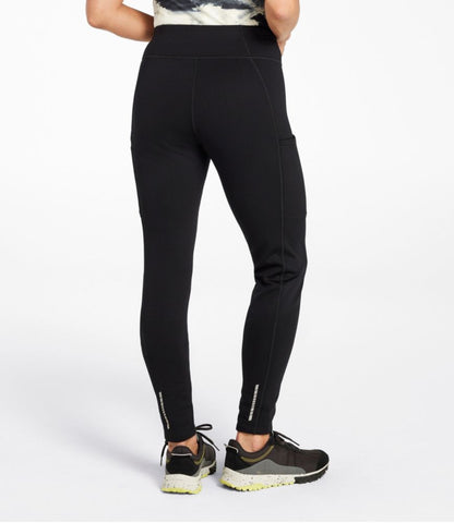 Women's PrimaLoft ThermaStretch Fleece Pocket Tights, Mid-Rise - US 8427
