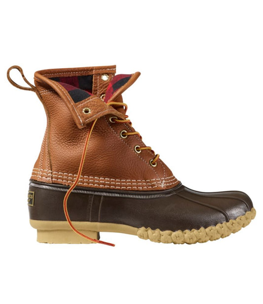 Women's Bean Boots, 8" Flannel-Lined Insulated - US 4046