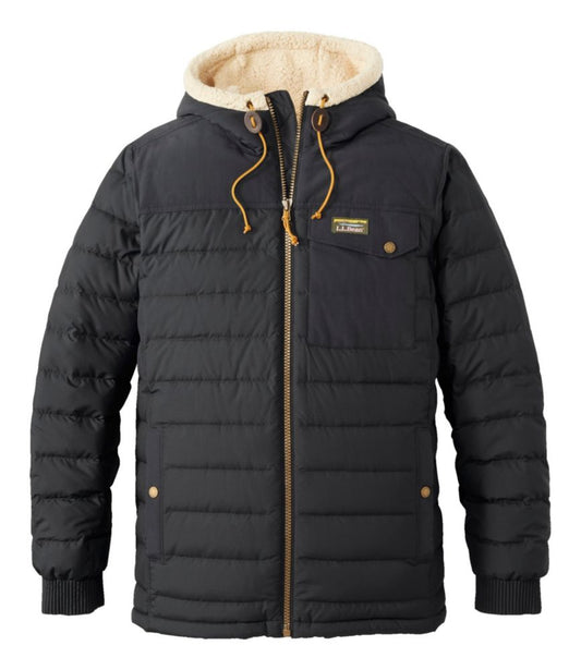Men's Mountain Classic Down Hooded Jacket, Sherpa-Lined - US 9535