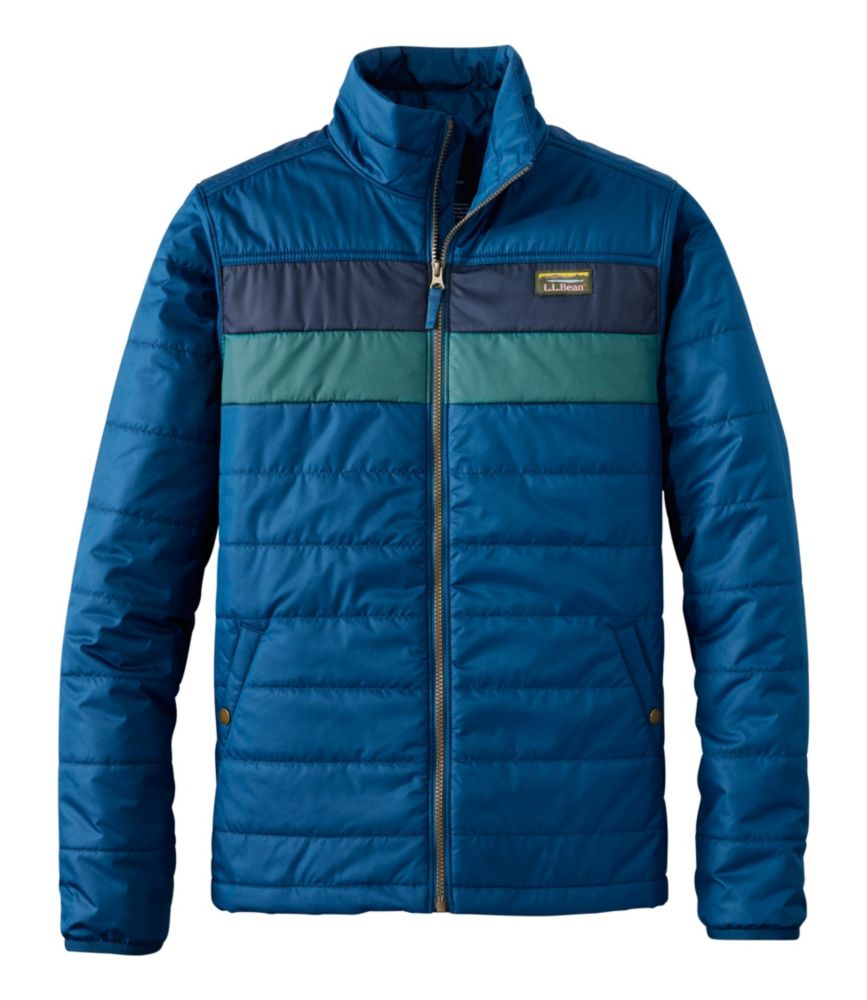 Men's Mountain Classic Puffer Jacket, Colorblock - US 4946