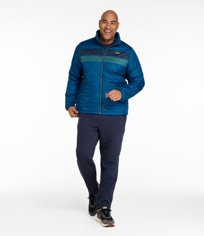 Men's Mountain Classic Puffer Jacket, Colorblock - US 4946