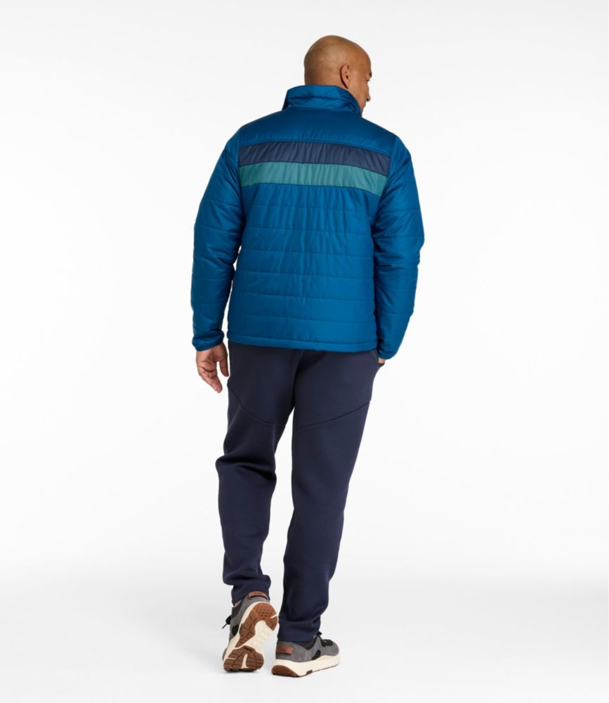 Men's Mountain Classic Puffer Jacket, Colorblock - US 4946
