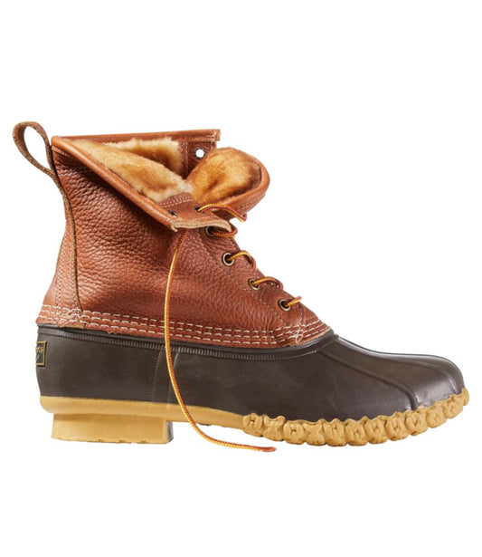 Men's Bean Boots, 8" Shearling-Lined Insulated - US 5593
