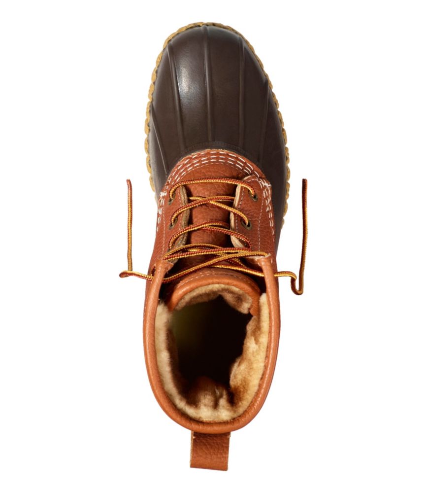 Men's Bean Boots, 8" Shearling-Lined Insulated - US 5593