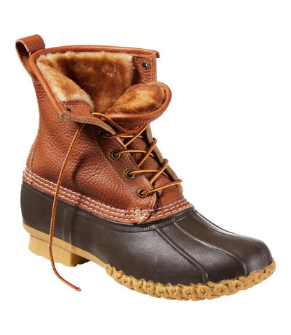 Men's Bean Boots, 8" Shearling-Lined Insulated - US 5593