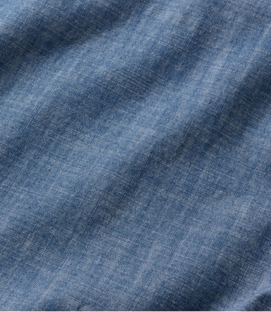 Men's Comfort Stretch® Chambray Shirt, Traditional Untucked Fit, Long-Sleeve - US 7526
