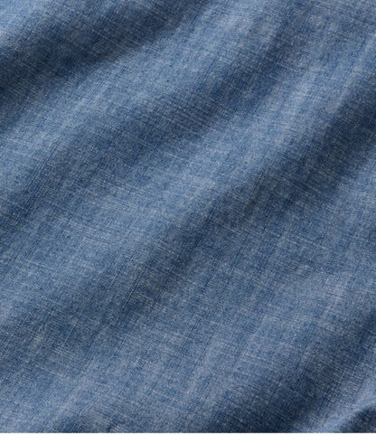 Men's Comfort Stretch® Chambray Shirt, Traditional Untucked Fit, Long-Sleeve - US 7526