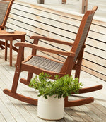 Wicker Eucalyptus Rocker - US 8505