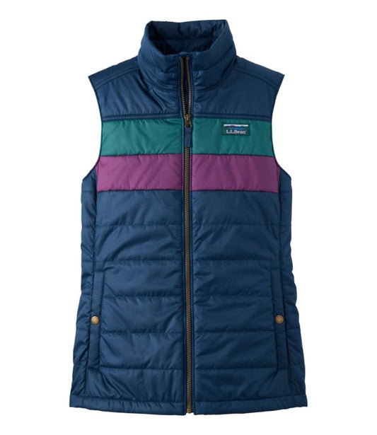 Women's Mountain Classic Puffer Vest, Colorblock - US 8334