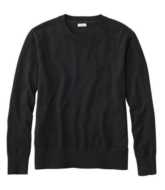 Women's Cotton/Cashmere Sweater, Crewneck - US 3987