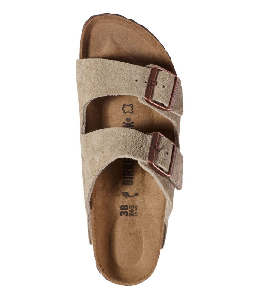 Women's Birkenstock Arizona Sandals, Suede, Classic Footbed - US 5993