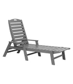 All-Weather Chaise Lounger with Arms - US 6279