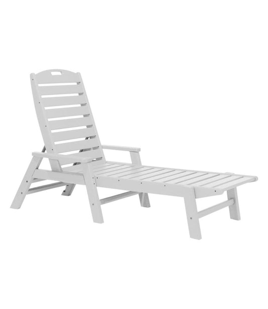 All-Weather Chaise Lounger with Arms - US 6341