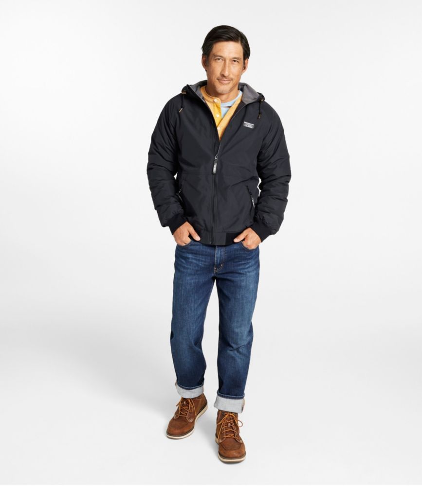 Men's Insulated 3-Season Bomber Hooded Jacket - US 0000