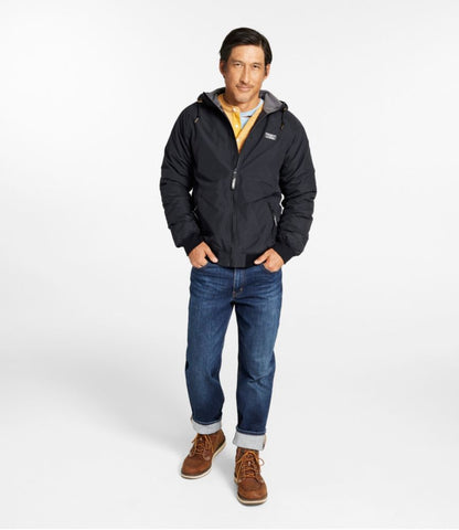 Men's Insulated 3-Season Bomber Hooded Jacket - US 0000
