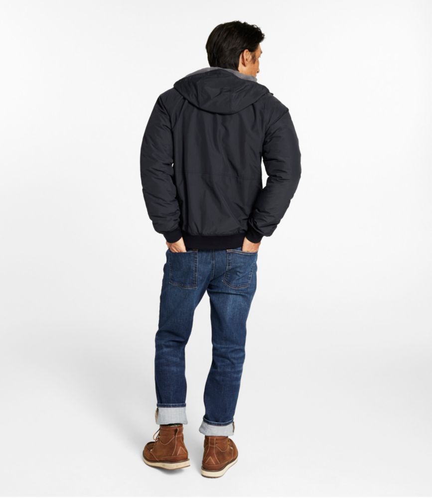 Men's Insulated 3-Season Bomber Hooded Jacket - US 0000