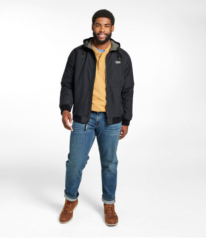 Men's Insulated 3-Season Bomber Hooded Jacket - US 0000