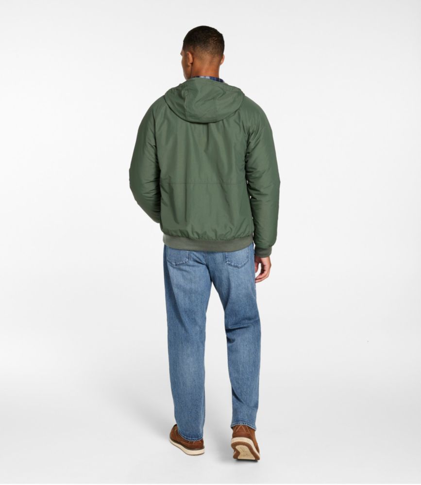 Men's Insulated 3-Season Bomber Hooded Jacket - US 0569