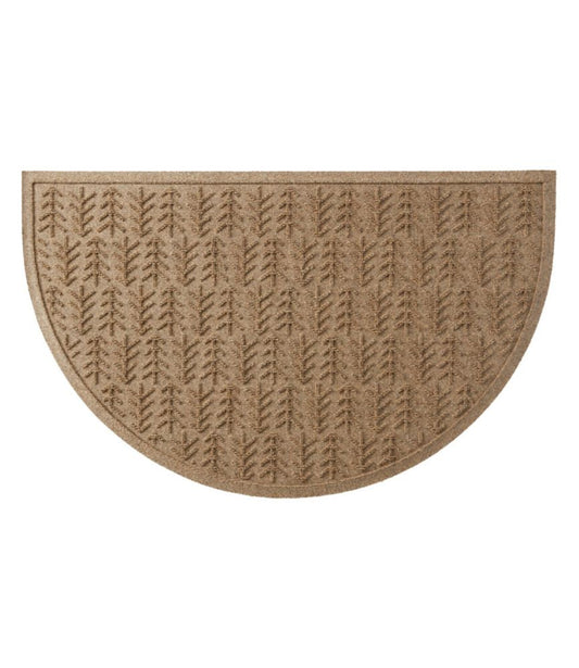 Everyspace Recycled Waterhog Doormat, Half Round, Trees - US 2913