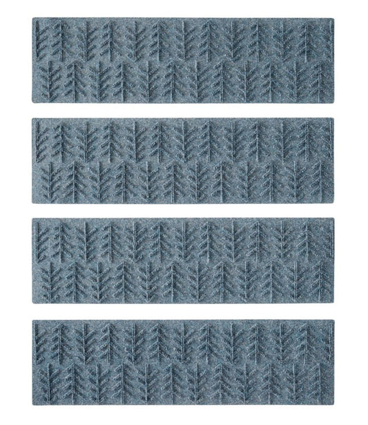 Everyspace Recycled Waterhog Mat, Stair Treads, Set of Four, Trees - US 6465