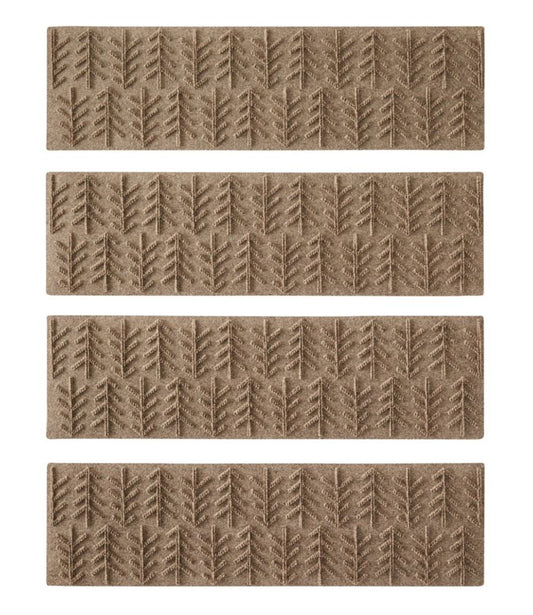 Everyspace Recycled Waterhog Mat, Stair Treads, Set of Four, Trees - US 2465